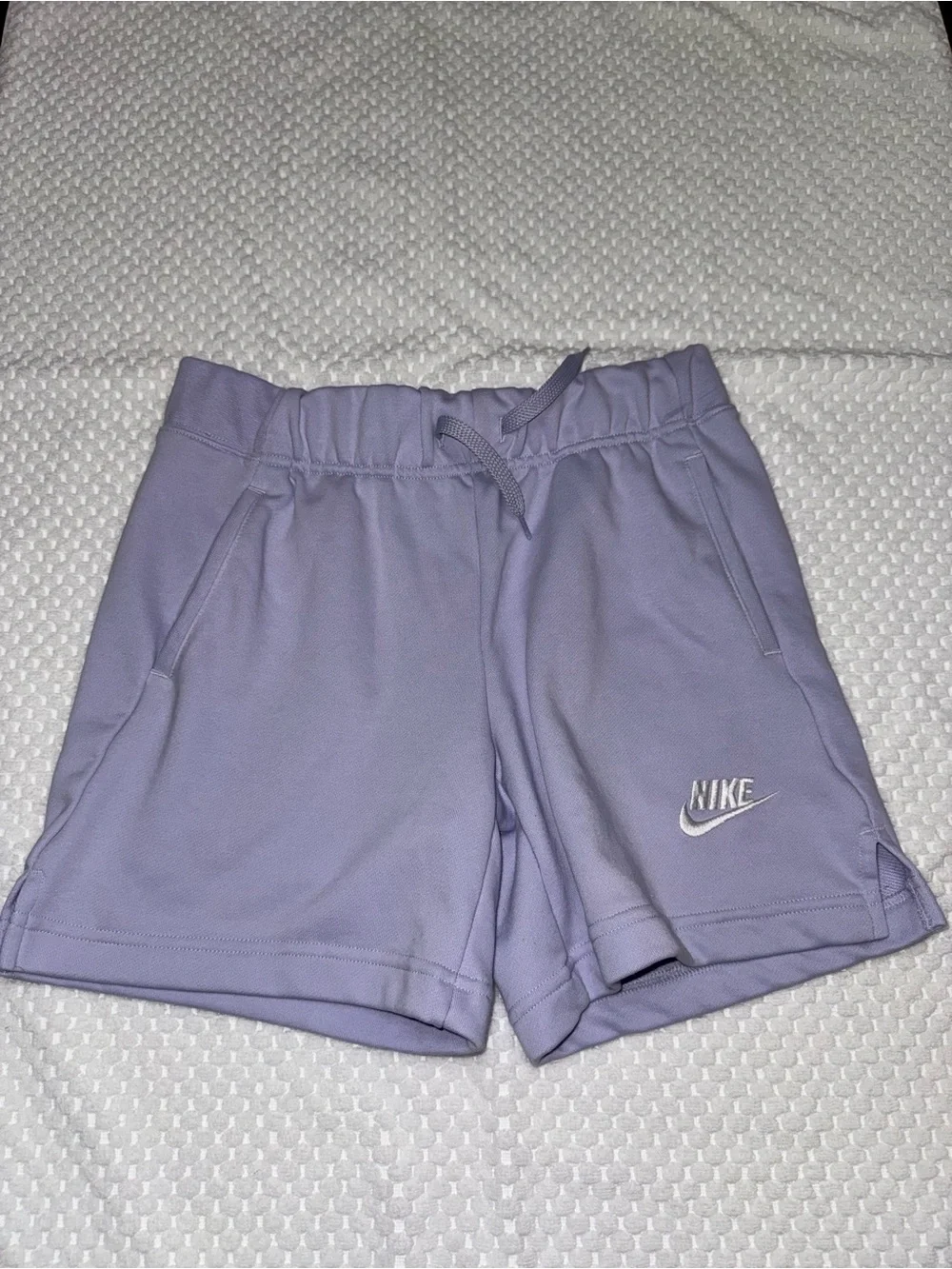 Nike Lavender Pull-On Athletic Shorts with Drawstring